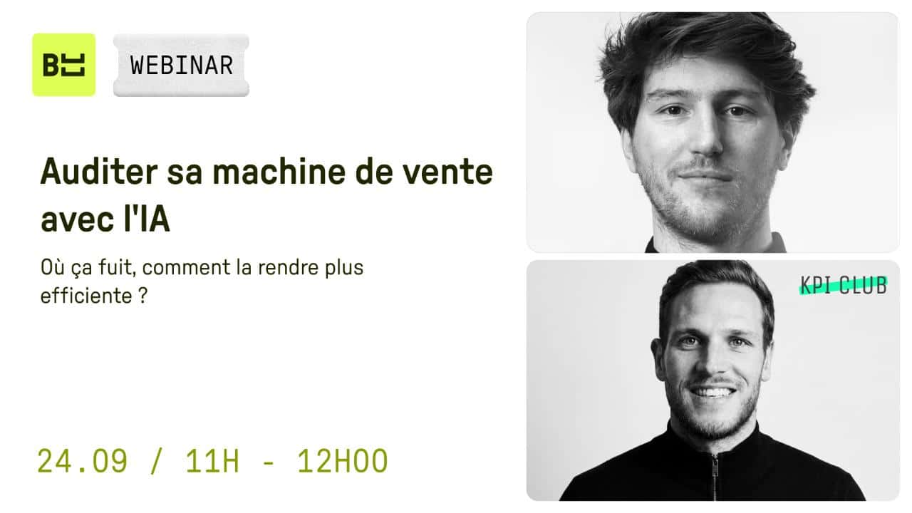 Auditer sa machine de vente avec l'IA, avec KPI Club