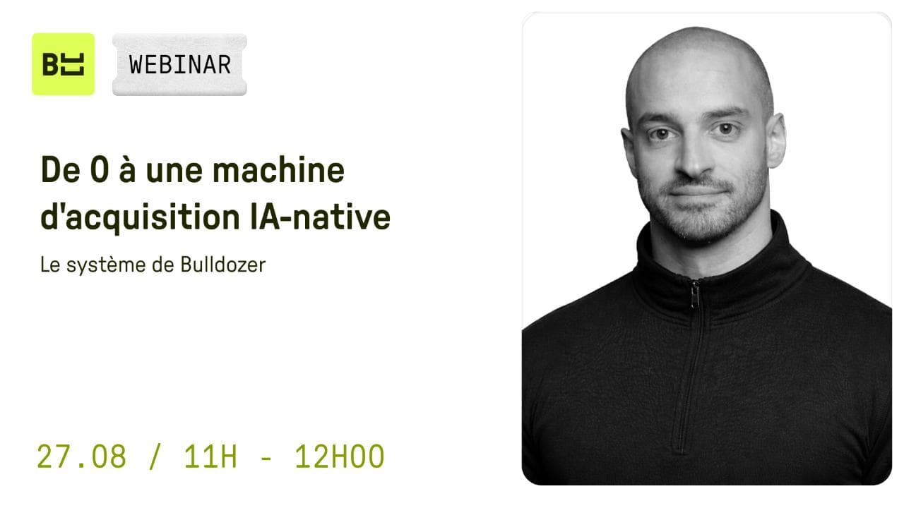 Machine d'acquisition IA-native : le système précis utilisé chez Bulldozer