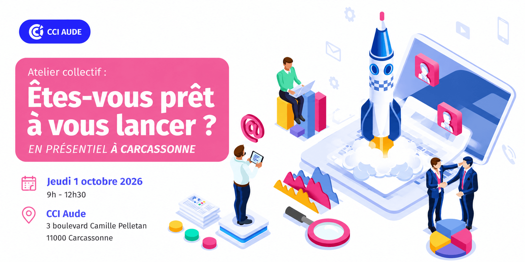 Êtes-vous prêt à vous lancer ? Session du 1er octobre à Carcassonne
