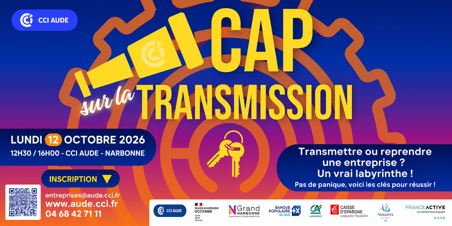 Cap sur la transmission : l'après-midi cédants et repreneurs de Narbonne