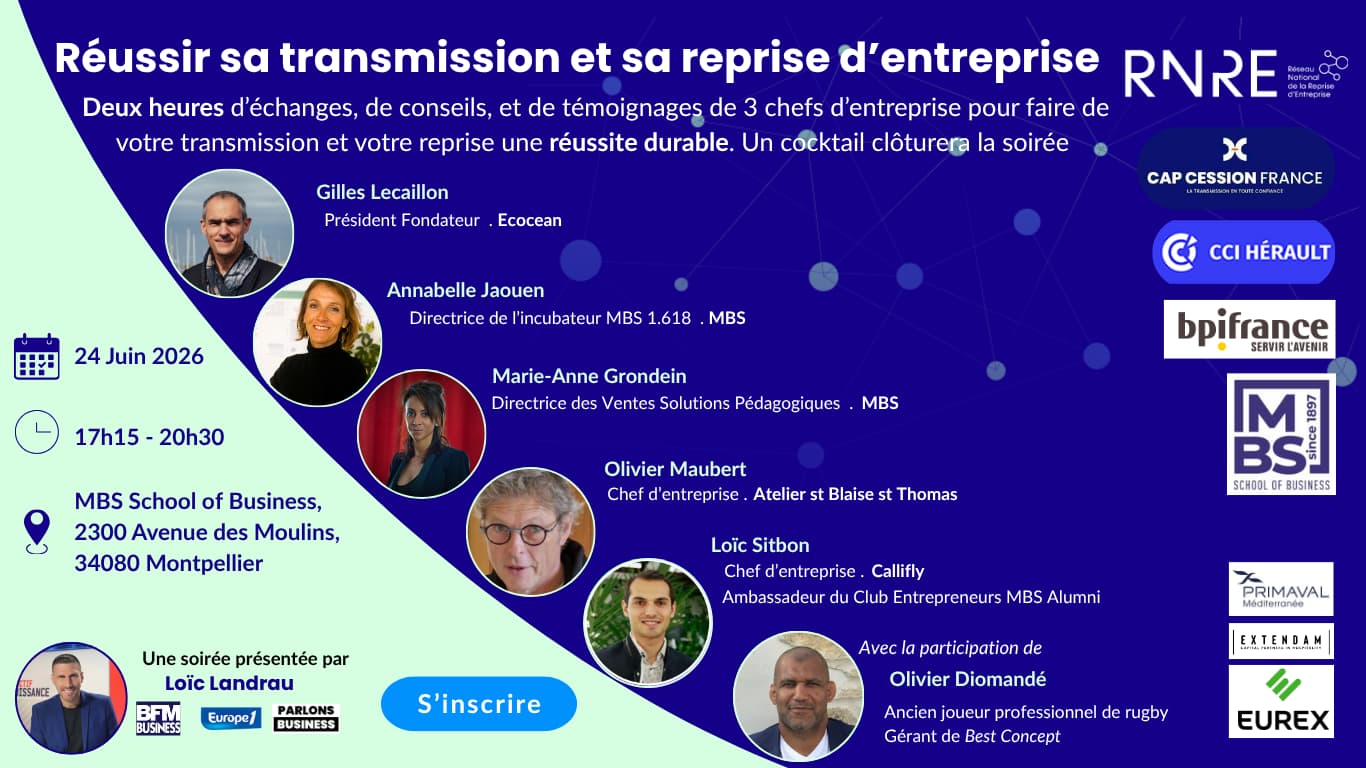 Réussir sa transmission et sa reprise d'entreprise