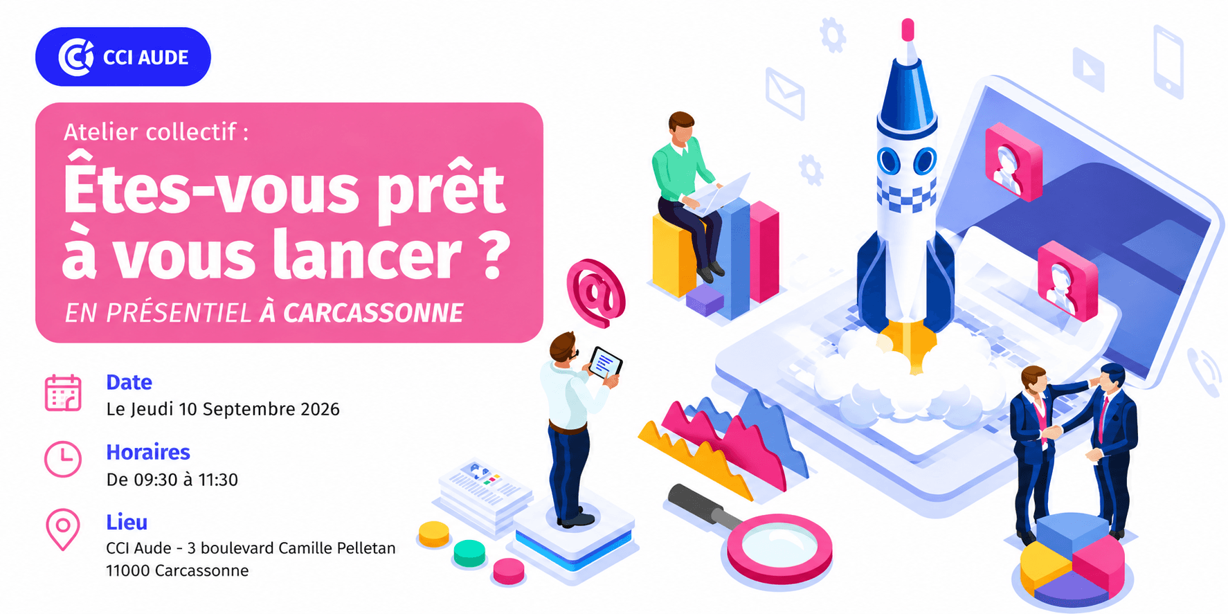 Êtes-vous prêt à vous lancer ? La matinée créateurs de Carcassonne