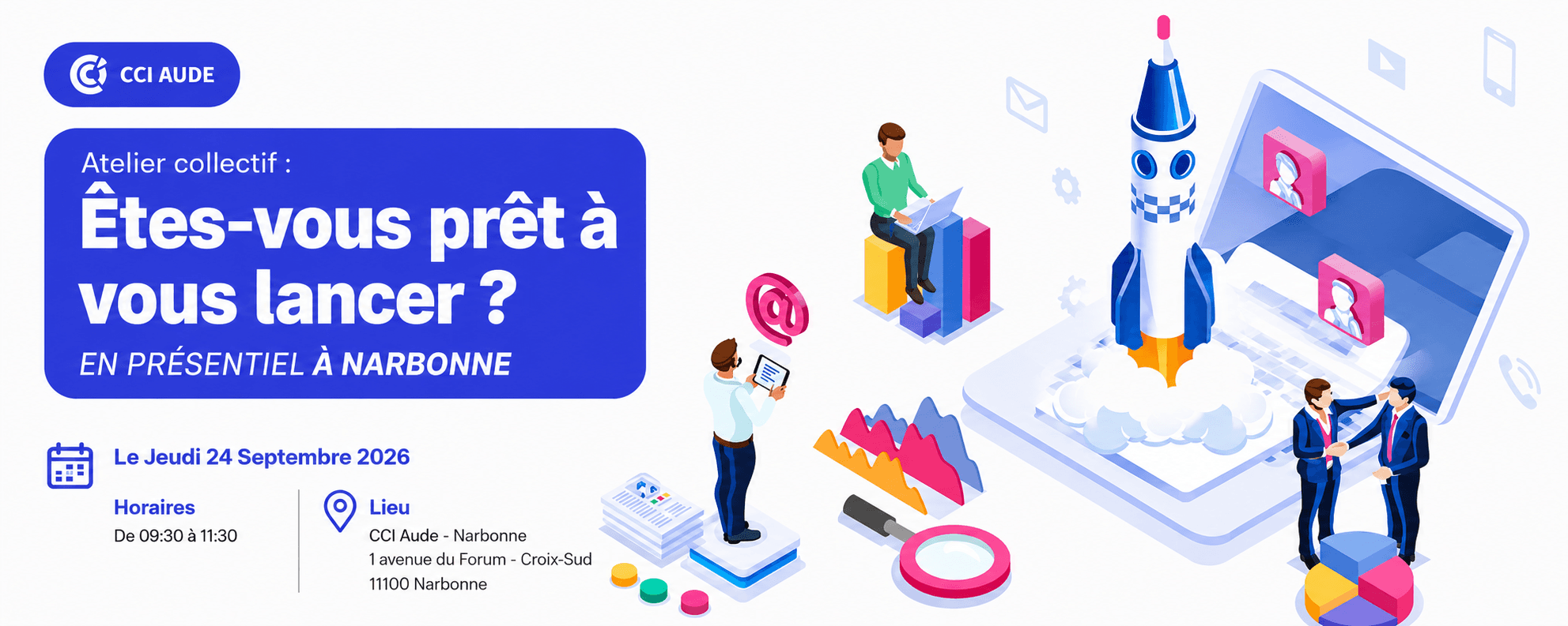 Êtes-vous prêt à vous lancer ? La matinée créateurs de Narbonne