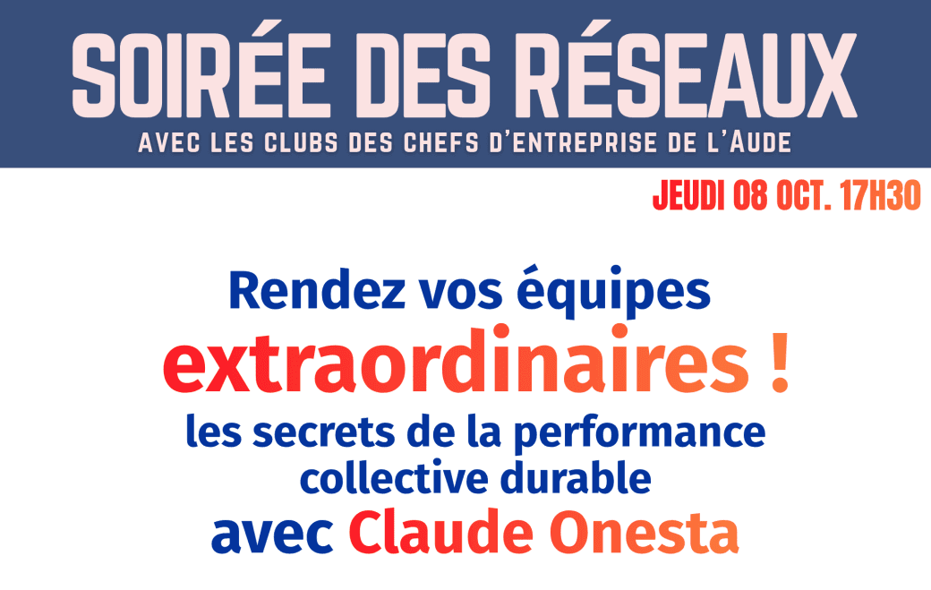 Soirée des Réseaux de l'Aude, avec Claude Onesta à l'Abbaye de Fontfroide