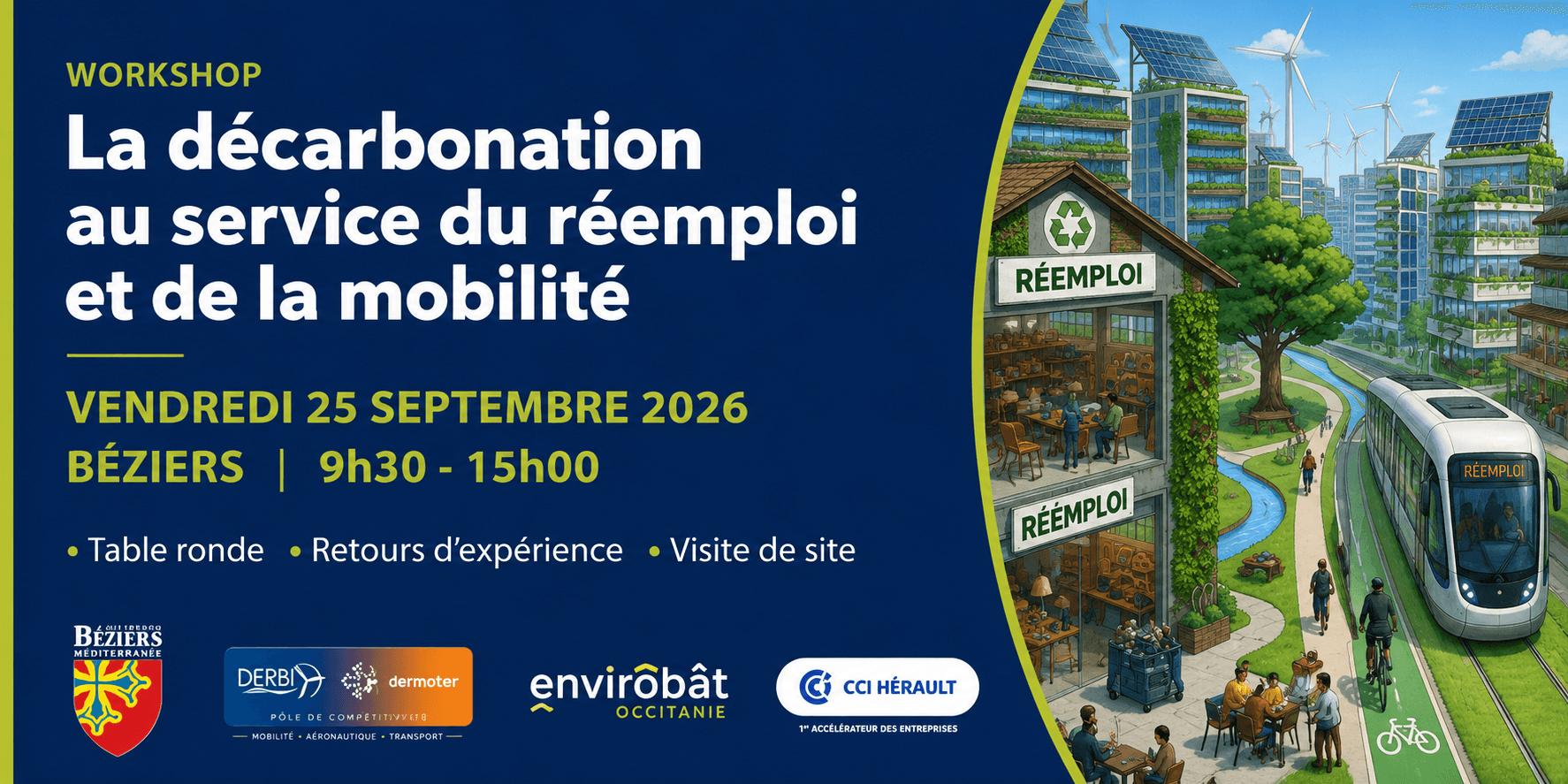 La décarbonation au service du réemploi et de la mobilité